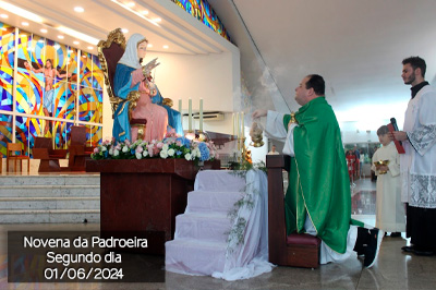 mini novena padroeira segundo dia 2024