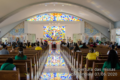 Reabertura das missas presenciais