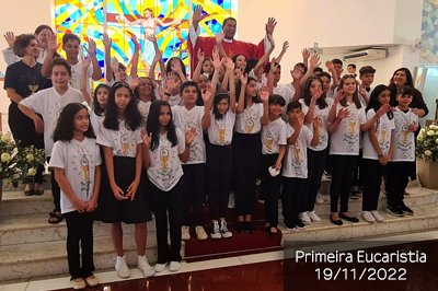 mini primeiraEucaristia