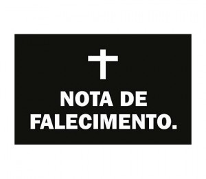 Nota de Falecimento