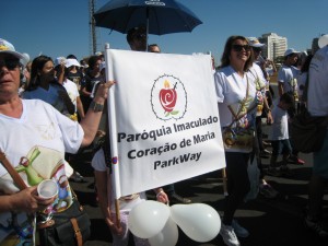 Caminhada em comemoração ao dia do catequista