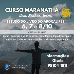 Inscreva-se: Curso Maranathá