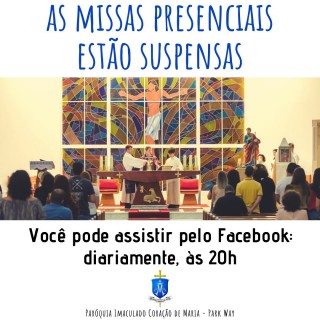 Assista à Santa Missa pela internet
