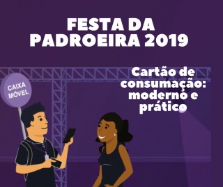 Festa da Padroeira: a praticidade dos cartões de consumação