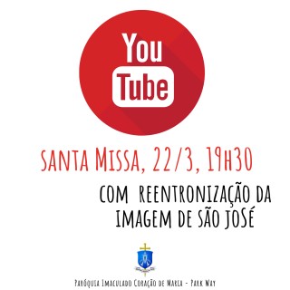 Santa Missa no YouTube